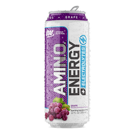 Amino Energy + Electrolytes Sparkling RTD - Grape - Optimum Nutrition | MAK Fitness