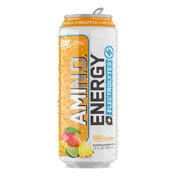 Amino Energy + Electrolytes Sparkling RTD - Mango Pineapple Limeade - Optimum Nutrition | MAK Fitness
