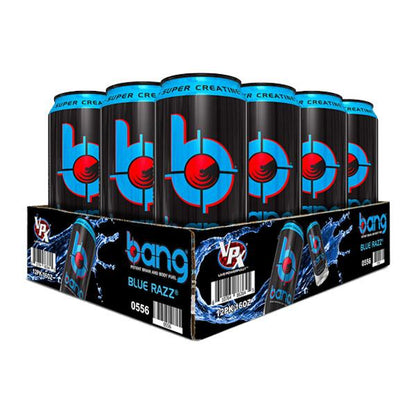 Bang Energy Drink (12 Pack) - Blue Razz - VPX Sports | MAK Fitness