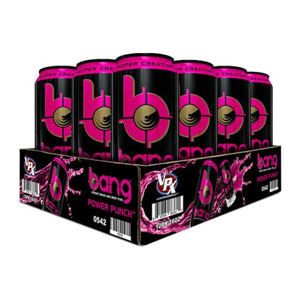 Bang Energy Drink (12 Pack) - Power Punch - VPX Sports | MAK Fitness