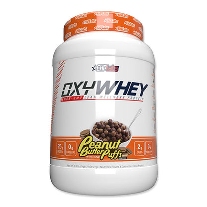 OxyWhey - 27 Serves - Peanut Butter Puffs - EHPlabs | MAK Fitness